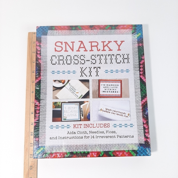 Snarky Cross-Stitch Kit Needlecraft Art Project New - Picture 8 of 8